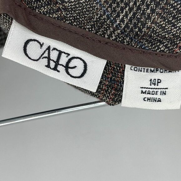 2/$30 Cato Contemporary Sportswear Shape Enhancing Straight Leg Pants Petite 14P - Picture 9 of 12